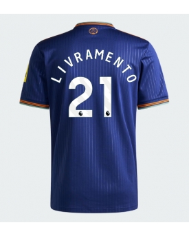 Newcastle United Tino Livramento #21 Maglia Gara Terza Repliche 2025-26 Maniche Corte